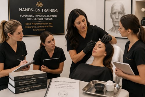Basic injectables training for licensed nurses at AMEQ Academy in Quebec