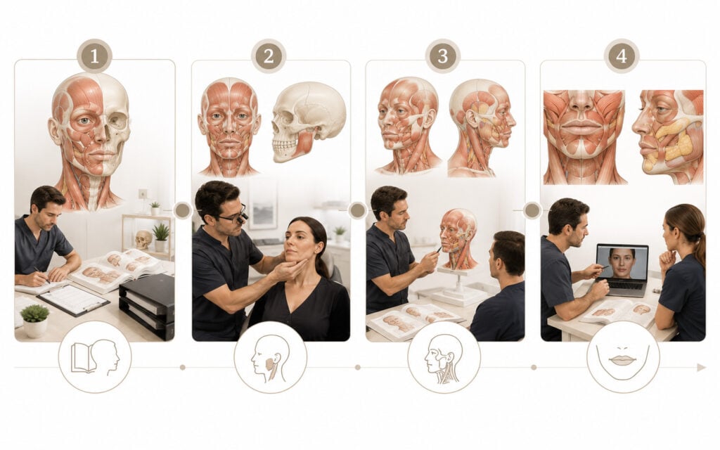 Four-level ODQ botulinum toxin A and filling-agent training pathway for Quebec dentists